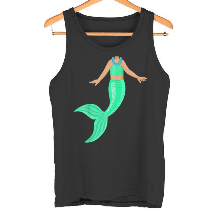 Mermaid Outfit Water Party Atlantis Costume Tank Top