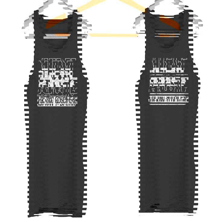 Militant Agnostic Atheism Anti-Religion Agnosticism Tank Top