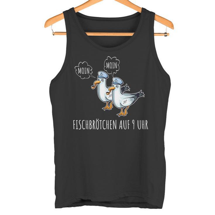 Moin Fish Buns Seagull North German Platgerman Tank Top