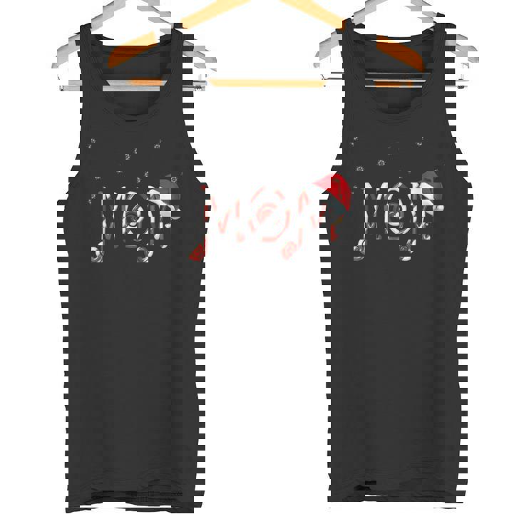 Mom Christmas Candy Cane Fun Merry X-Mas Tshirt T-Shirt Tank Top