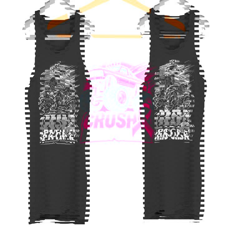 Monster Truck Pink Breast Cancer Awareness Tank Top