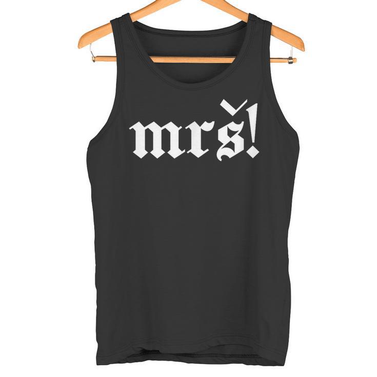 Mrs Balkan Jugo Croatian Serbian Bosnian Tank Top