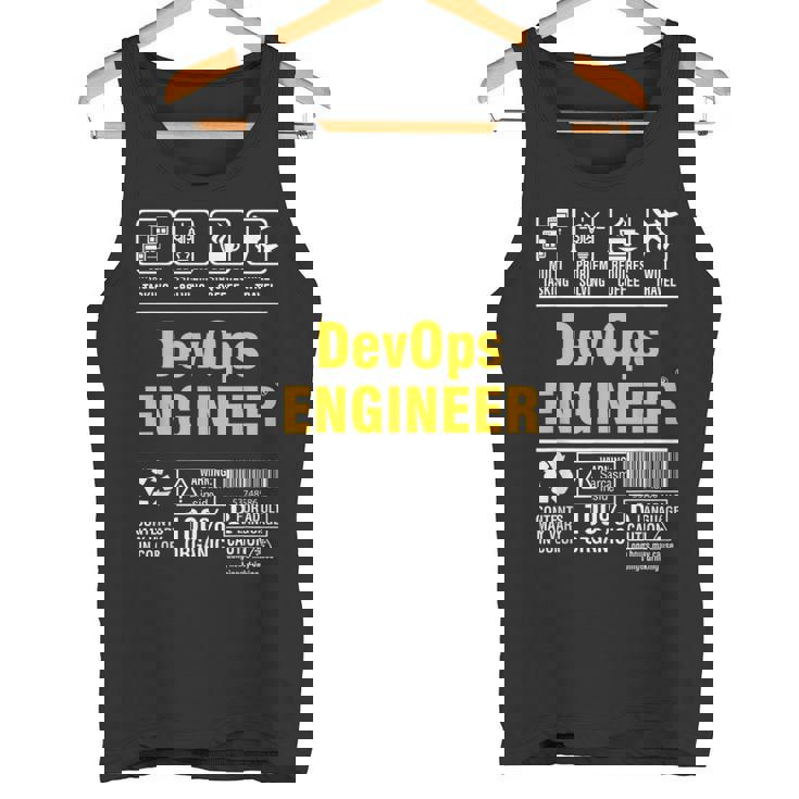 Multitarea Caféiajes Amante Orgulloso Geeky Devops Ingeniero Camiseta sin mangas