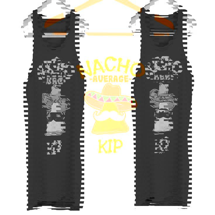 Nacho Average Kip Personalized Name Taco Tank Top