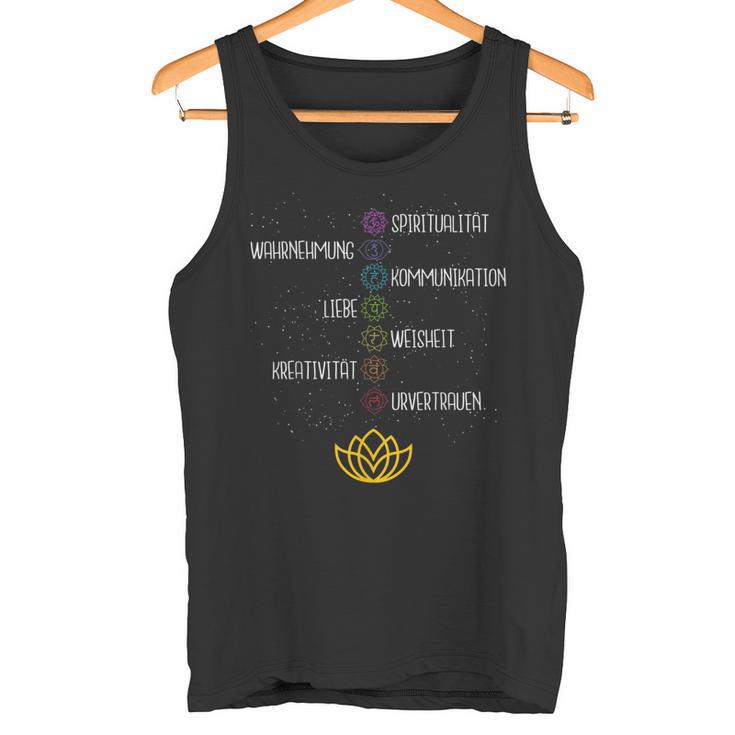 Namaste Yoga 7 Chakras Meditation S Tank Top