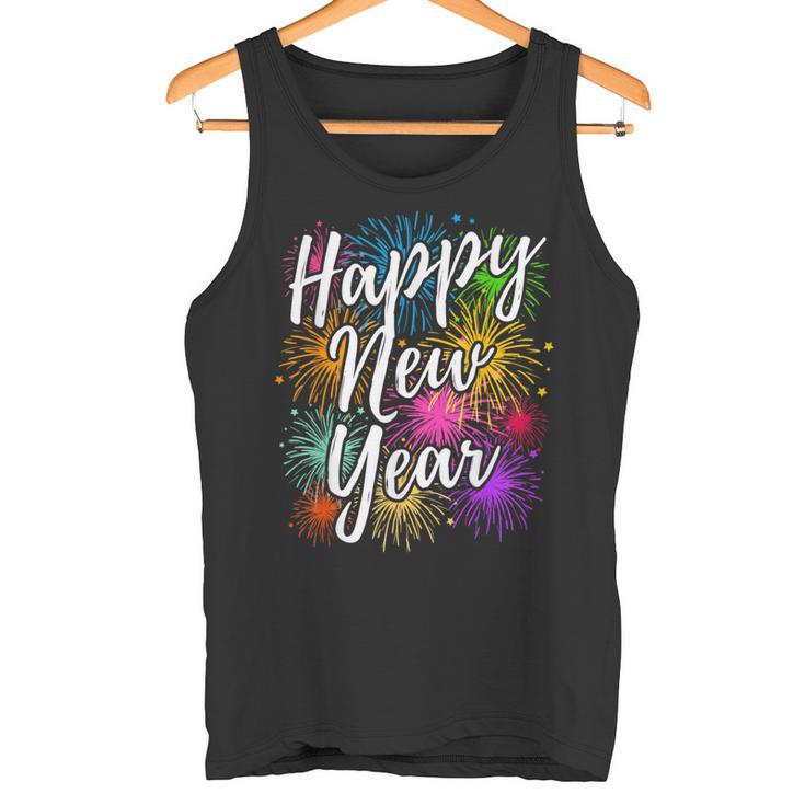 New Year's Eve Party Outfit Decoration Fireworks New Year Happy New Year Tank Top