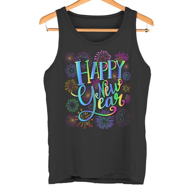 New Year's Eve Party Supplies Nye 2025 Happy New Year Tank Top