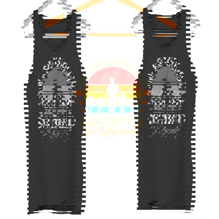 No Estoy Jubilado Soy Abuelo Profesional Abuelo Profesional Camiseta sin mangas