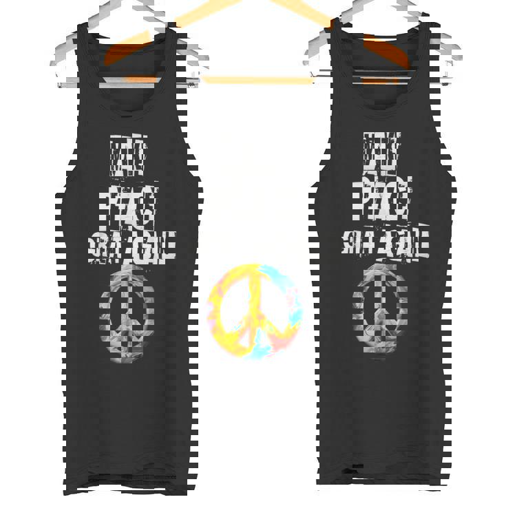 No A La Guerra Hacer Que La Pazuelva A Ser Grande No A Camiseta sin mangas