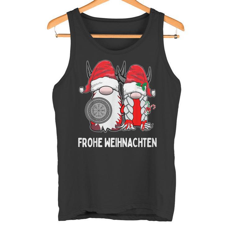 Nordic Gnomeiking Tomte Couple Merry Christmas German Tank Top