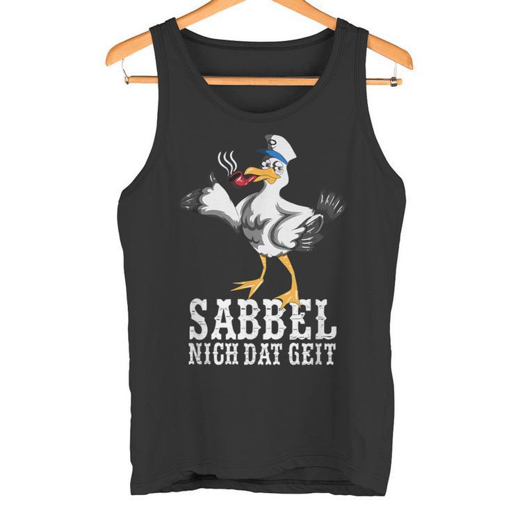 With North German Seagull Plattdeutsch Norden Tank Top