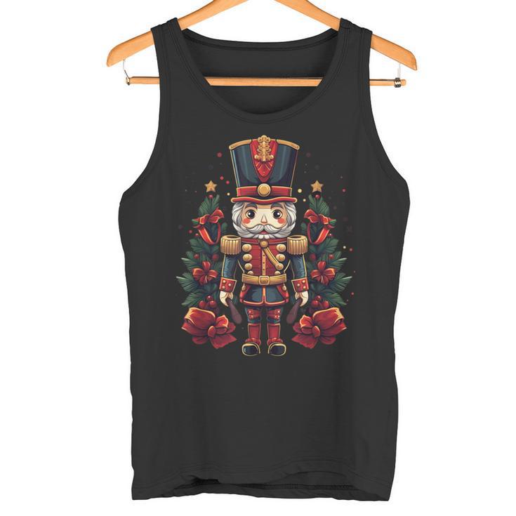 Nutcracker Christmas Holiday Festive Traditional Tank Top