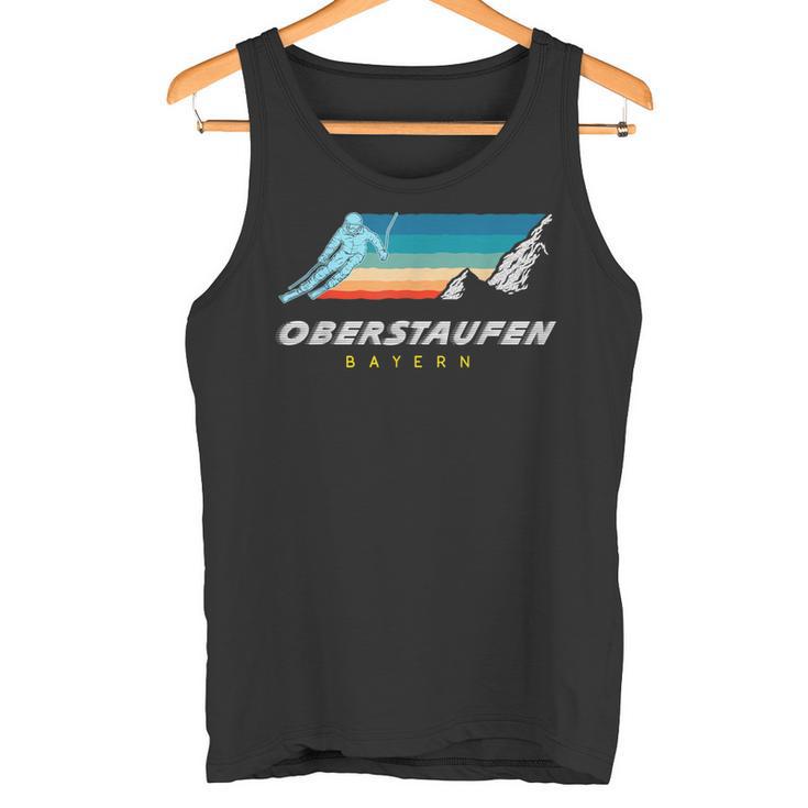 Oberstaufen Bayern Germany Retro 80S Ski Tank Top