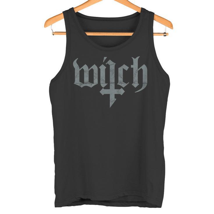 Occult Witch Satan Gothic Grunge Satan Devil Witch Tank Top