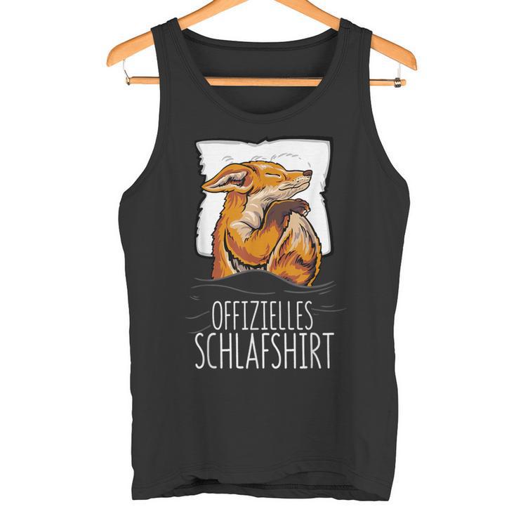 Official Sleep Fox Pyjamas Nightdress Foxes Tank Top