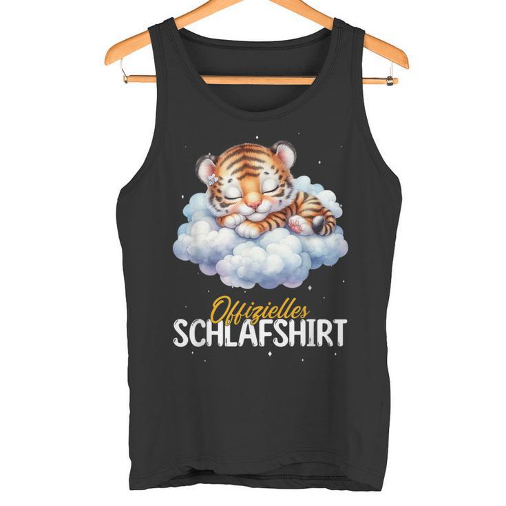 Official Sleep Tiger Nightdress Pyjamas Tank Top