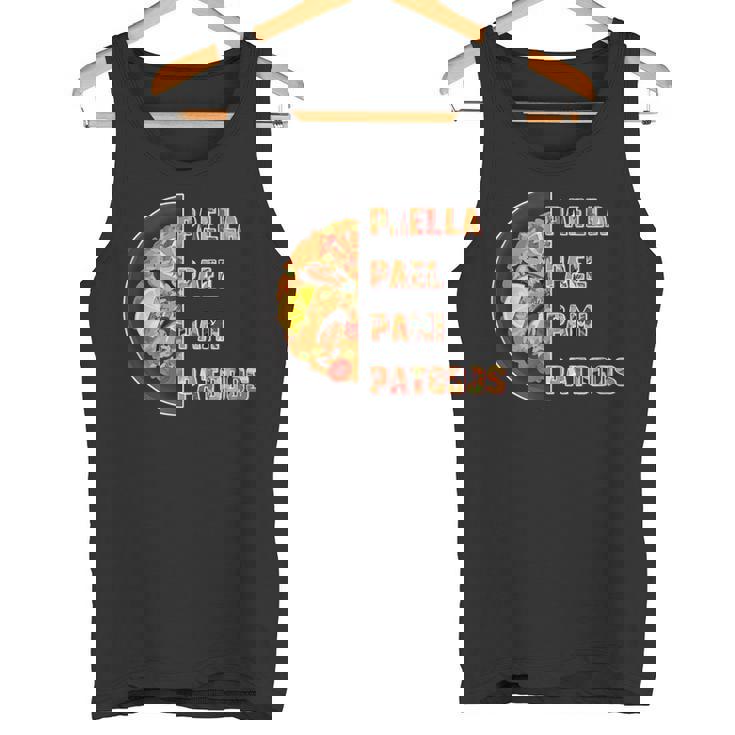 Paella Pael Pami Patodos Paella Comida Favorita Paella Camiseta sin mangas