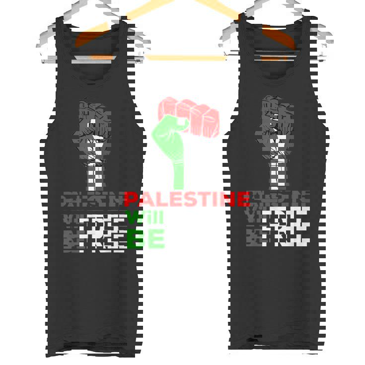 Palestine Will Be Free Camisa Con La Bandera De Palestina Camiseta sin mangas