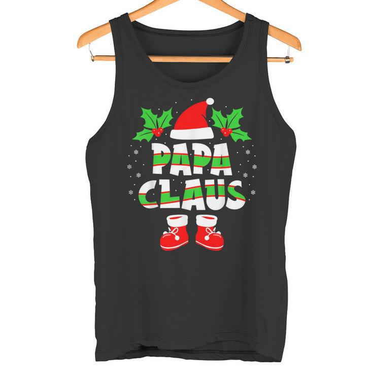 Papa Claus Outfit Christmas Family Christmas Tank Top