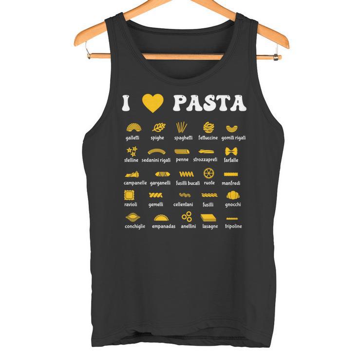 Pastaarieties Spaghetti Noodles Italy Pasta S Tank Top