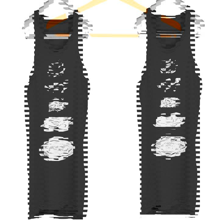 Pizza En Capas Individuales Camiseta sin mangas