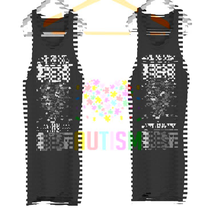 Please Be Patient I Have Autism Autistic Child Kids Toddler Tank Top