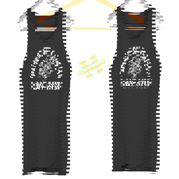 Please Be Patient I Have Autism Puzzle Piece Kid Child Tank Top