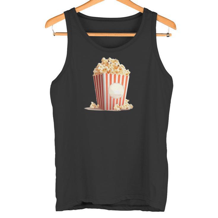 Popcorn Food For Cinema And Popcorn Machine Lovers Tank Top