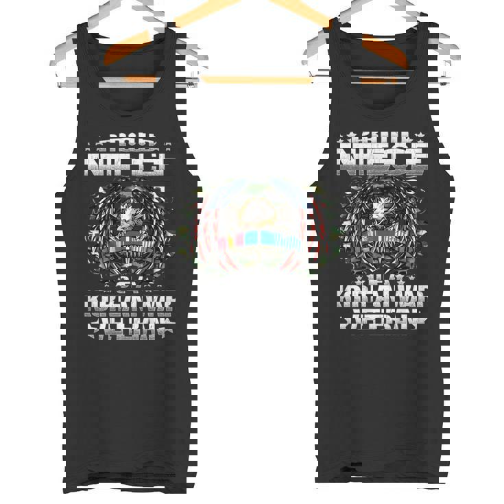 Proud Niece Of A Korean War Veteran Military Vet's Family Tank Top