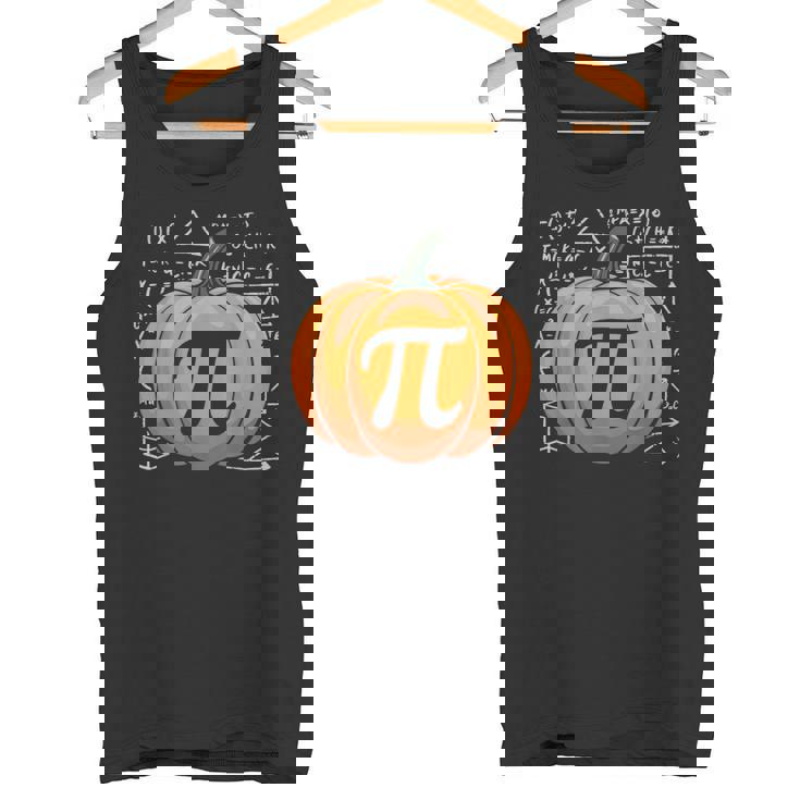 Pumpkin Pie Math Thanksgiving Pi Day Math Teacher Fall Tank Top