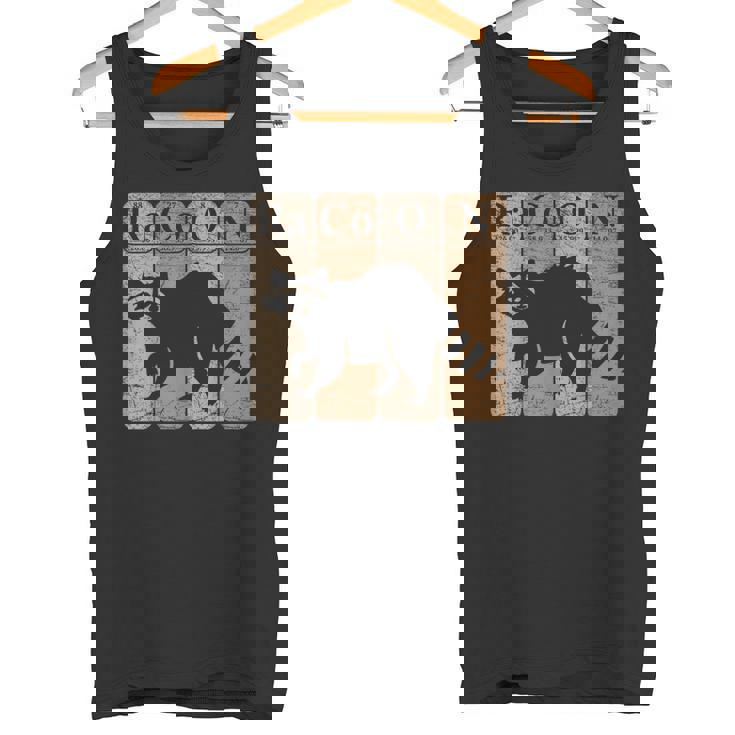 Raccoon Lover Chemistry Tank Top | Fun Periodic Table Design