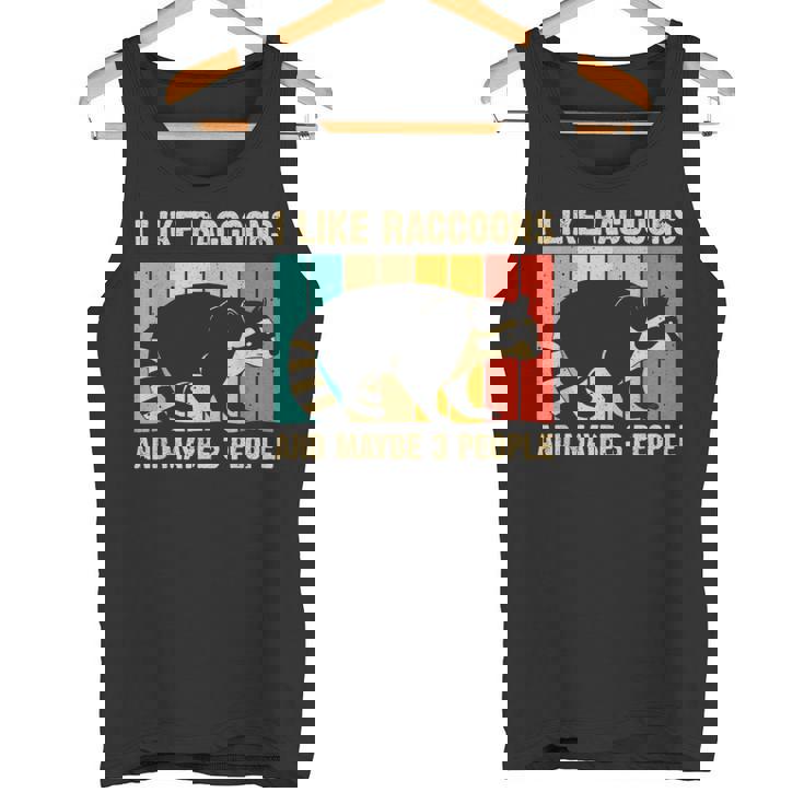 Raccoon Lover Introvert Tank Top - Unisex for Men & Women