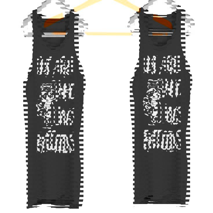 Raccoon Lover Tank Top - Cute & Fun Design for Animal Enthusiasts