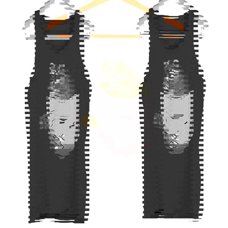 Raccoon Lover Tank Top | Fun Animal Print for Casual Wear