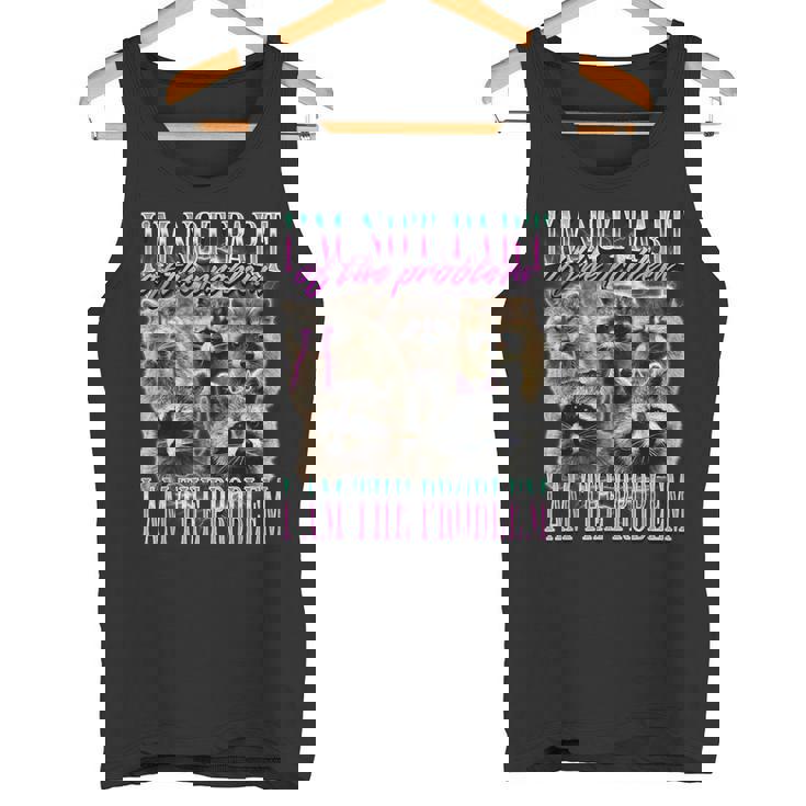 Raccoon Meme Bootleg Tank Top - Casual Humor | Unisex Tank Top