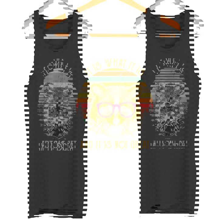 Raccoon Trash Panda Kids Tank Top | Fun Cartoon Design