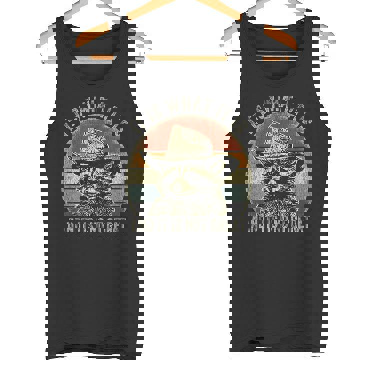 Raccoon Trash Panda Tank Top - Playful Attitude for Casual Days