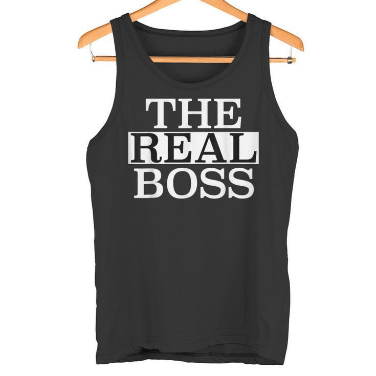 The Real Boss Tank Top