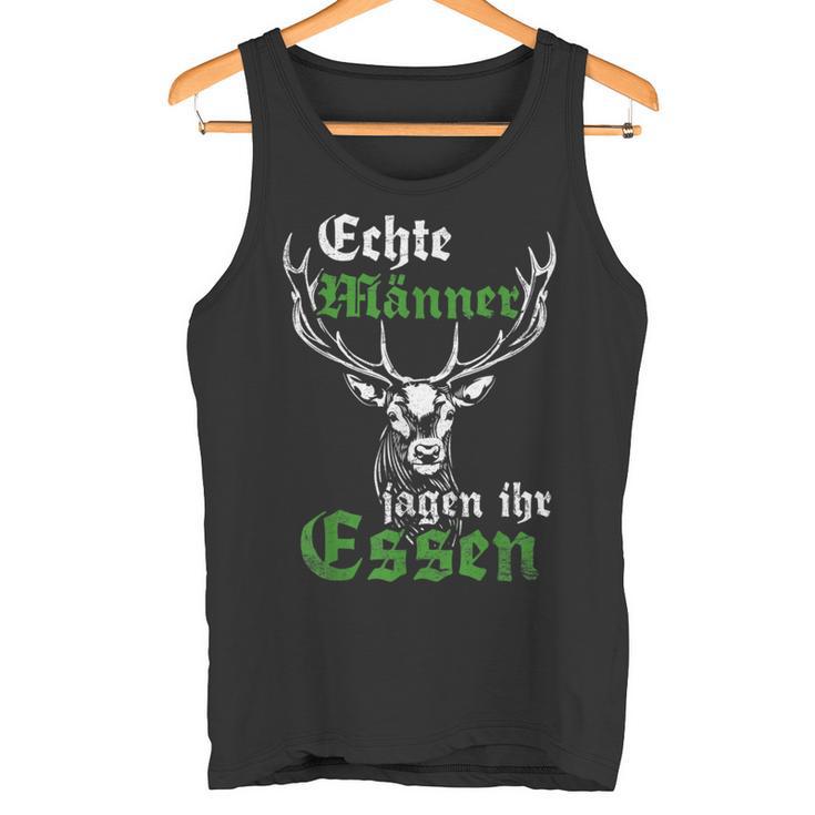 Real Hunting Your Food Hunter Deer Hunting Tank Top