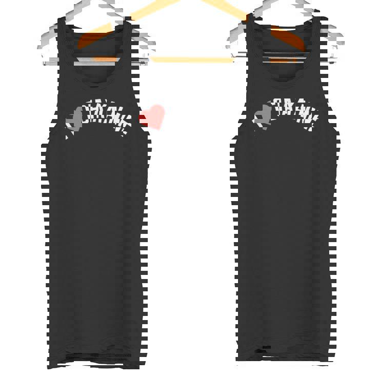 Regalo Para El Primer Nombre Chayanne I Love Chayanne Camiseta sin mangas