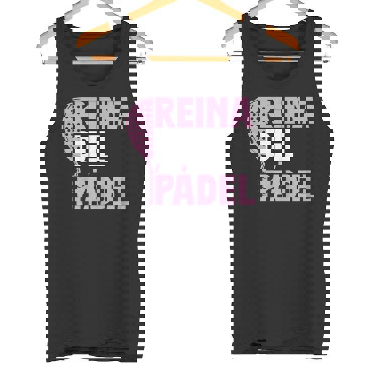 Reina Del Pádel Padelista Divertido Padel Tennis Camiseta sin mangas