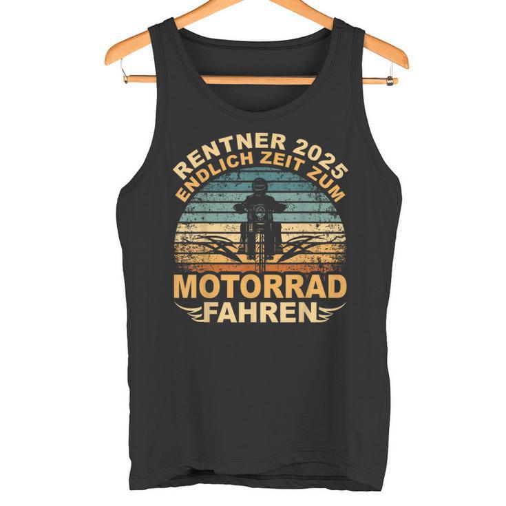 Rentner 2025 Motorrad Motorsport Motorradfahrer Rente Tank Top