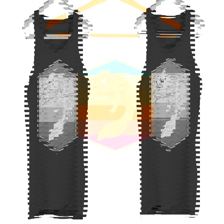 Retro Ajolote Camiseta sin mangas