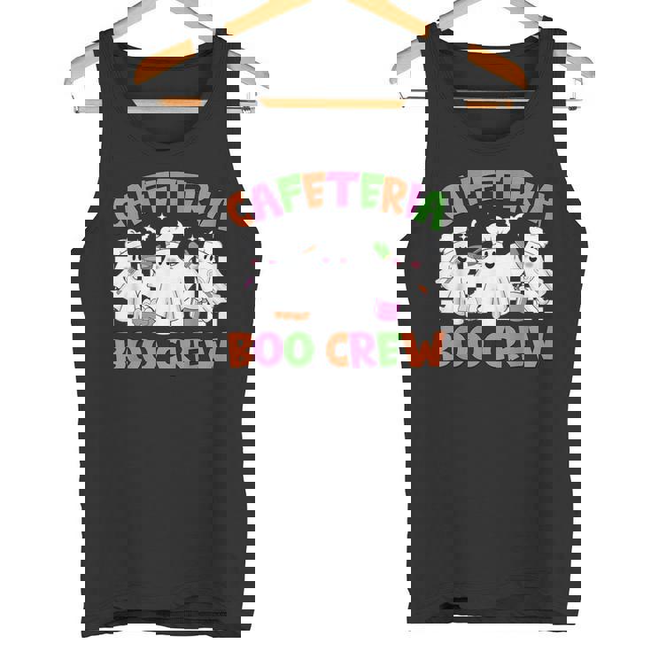 Retro Cafeteria Boo Crew Cafeteria Worker Halloween Costumes Tank Top