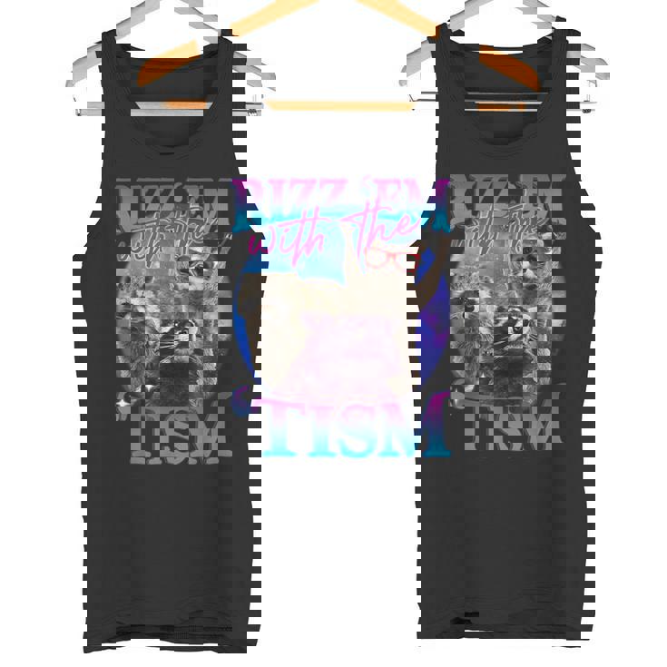 Retro Raccoon Meme Tank Top | Humorous Unisex Attire
