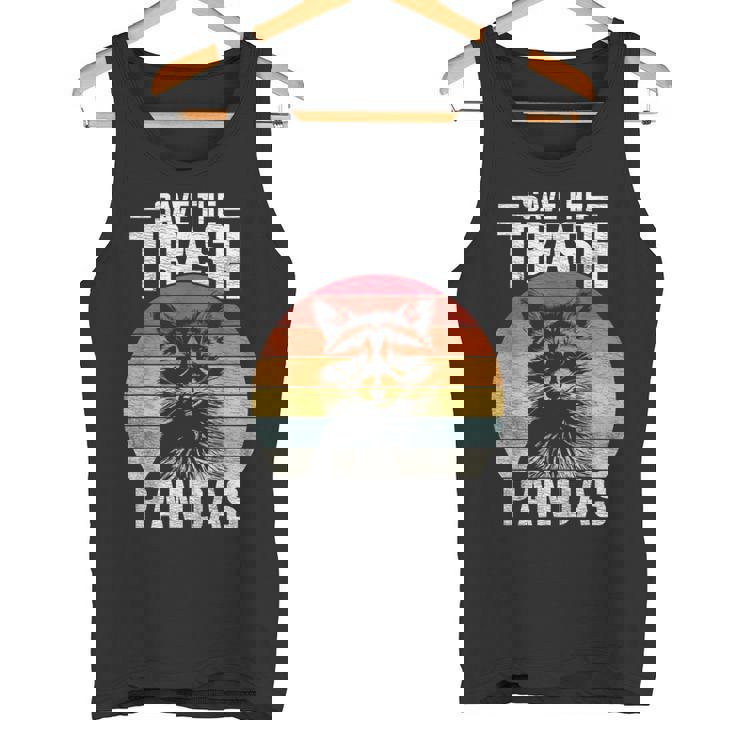 Retro Raccoon Tank Top | Support Wildlife Conservation