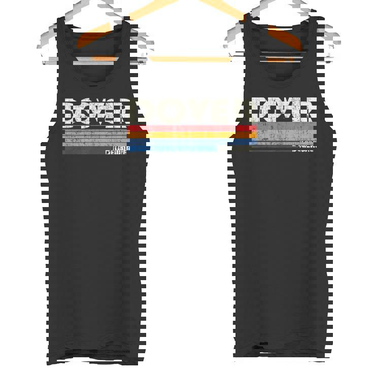 Retrointage 70S 80S Estilo Dover De Camiseta sin mangas