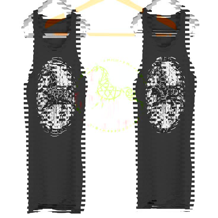 Runas Celtas Sleipnir Caballo Camiseta sin mangas