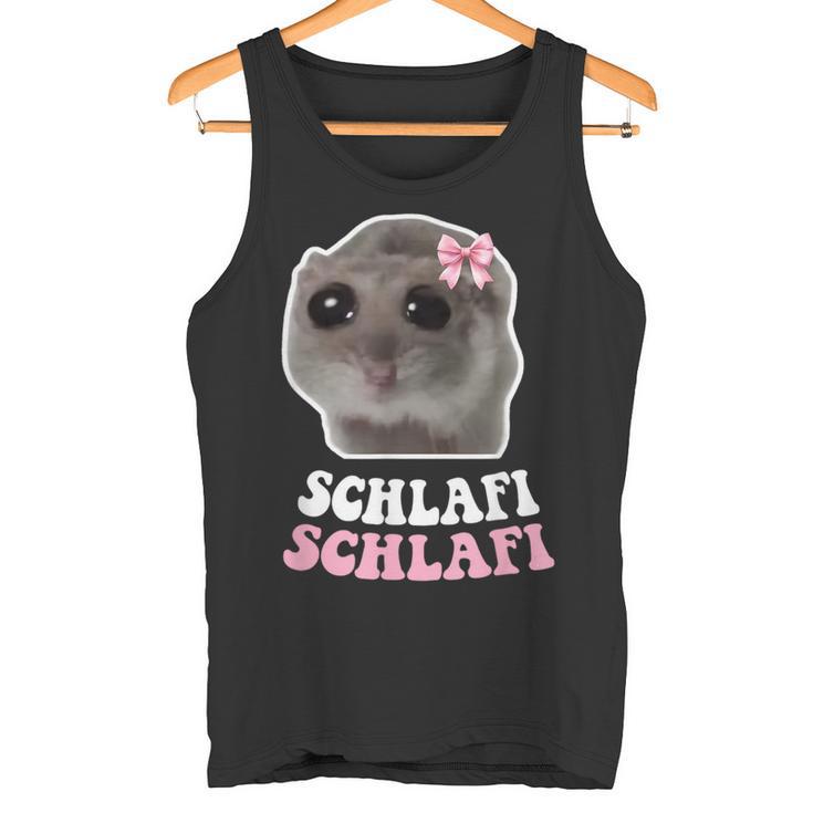 Sad Hamster Hampter Schlafi Schlafi Sad Hamster Meme Tank Top