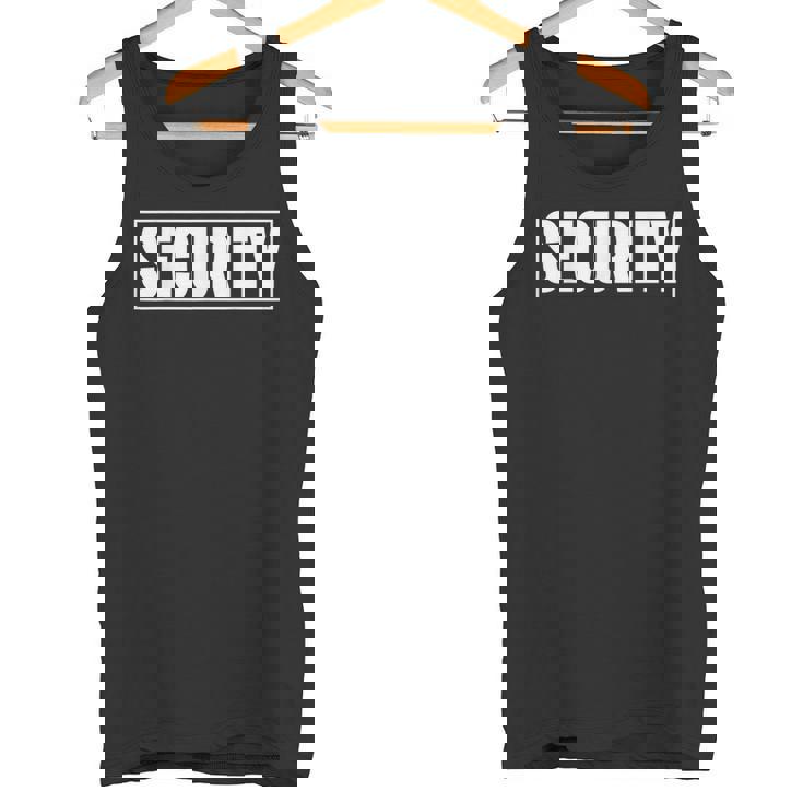 Security Guard Costume Security Officer Tank Top